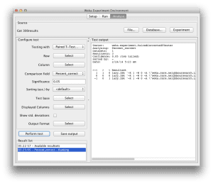 Algorithm ranking in the Weka explorer for the Ionosphere dataset