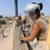 wet concrete