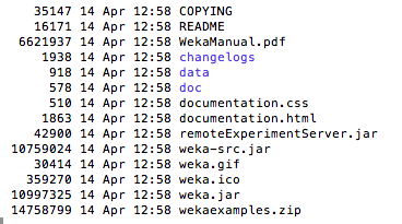 Weka Installation Files