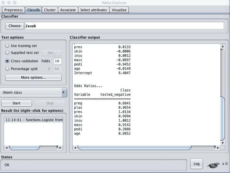 Weka Model Loaded From File Ready For Use