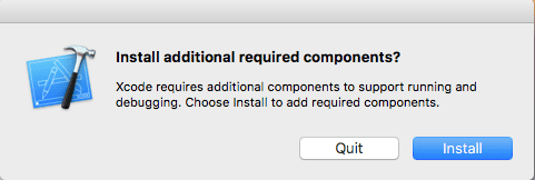 Install Additional XCode Components