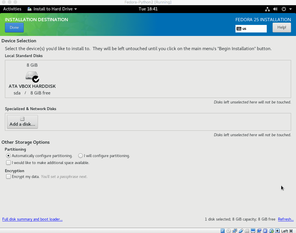 Install on Virtual Hard Disk