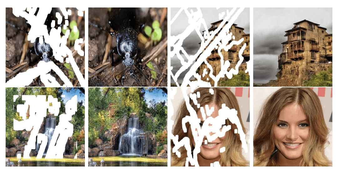 Example of Photo Inpainting