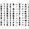 Example of 100 Generated items of Clothing using a Conditional GAN.