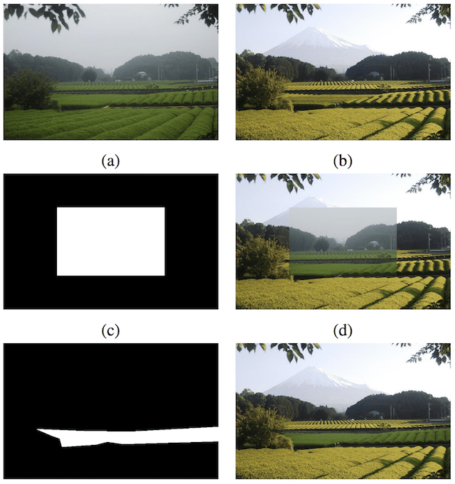 Example of GAN-based Photograph Blending
