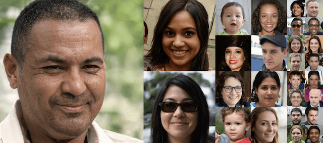 Example of High-Quality Generated Faces Using the StyleGAN