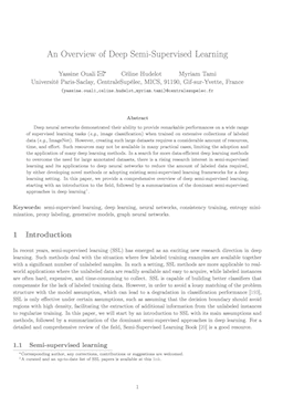 An Overview of Deep Semi-Supervised Learning