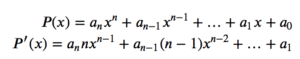 Derivative of a Polynomial