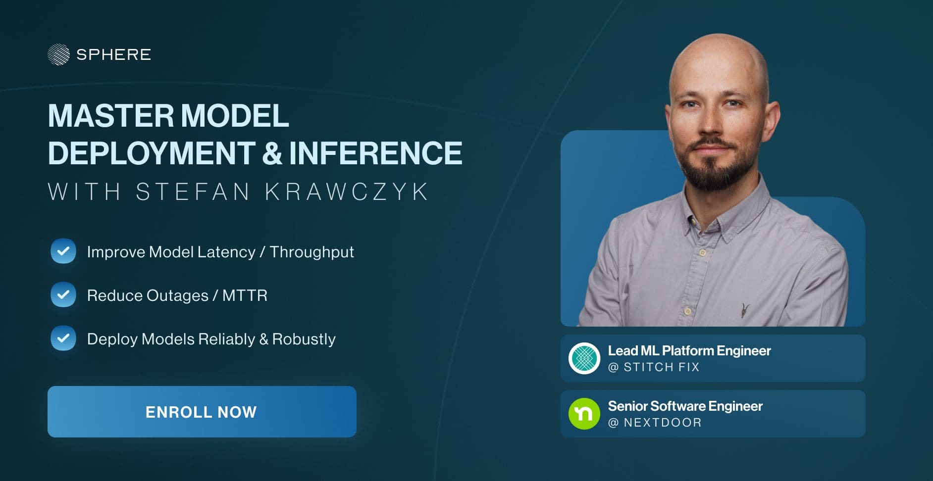 Last call: Stefan Krawcyzk’s 'Mastering MLOps' Live Cohort