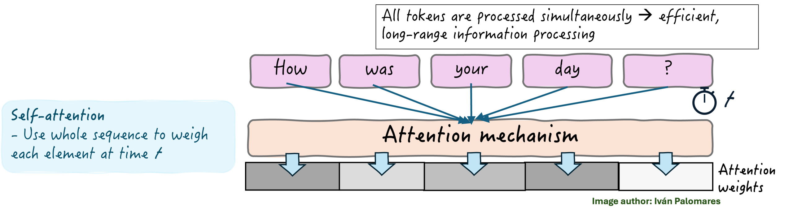 How transformers' self-attention mechanism works